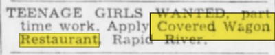 The Covered Wagon - May 1972 Ad